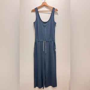 Vuori Falls Wide Leg Jumpsuit Light Azure Blue